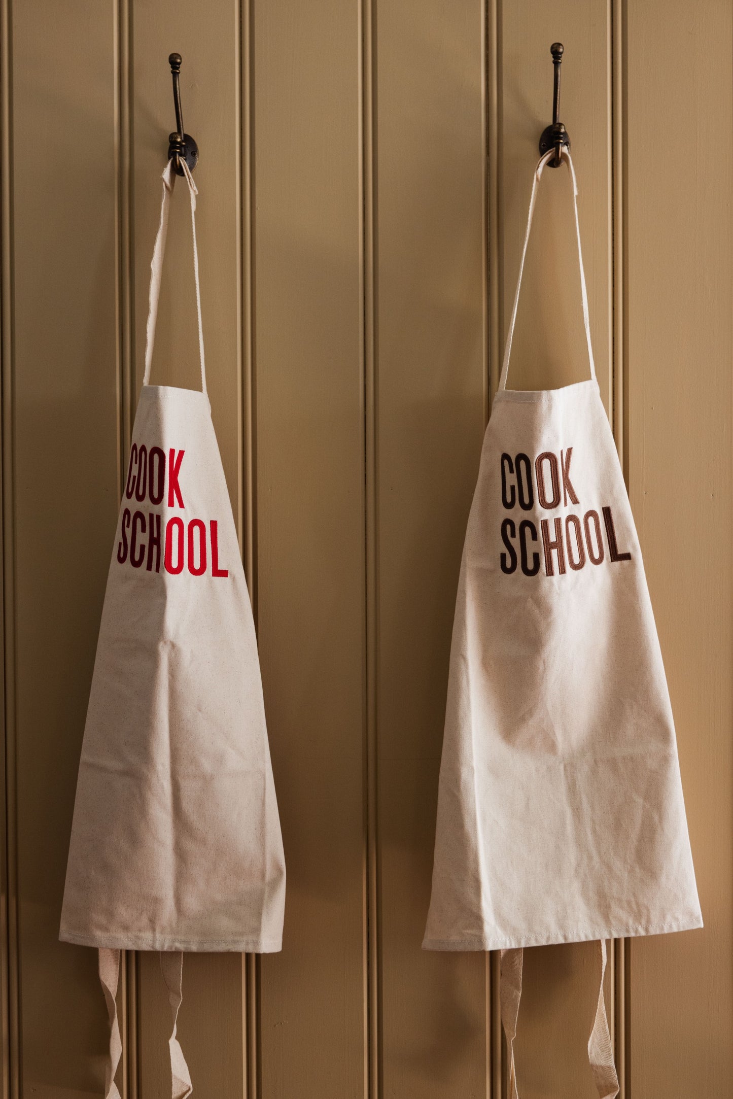 Embroidered Cook School Apron