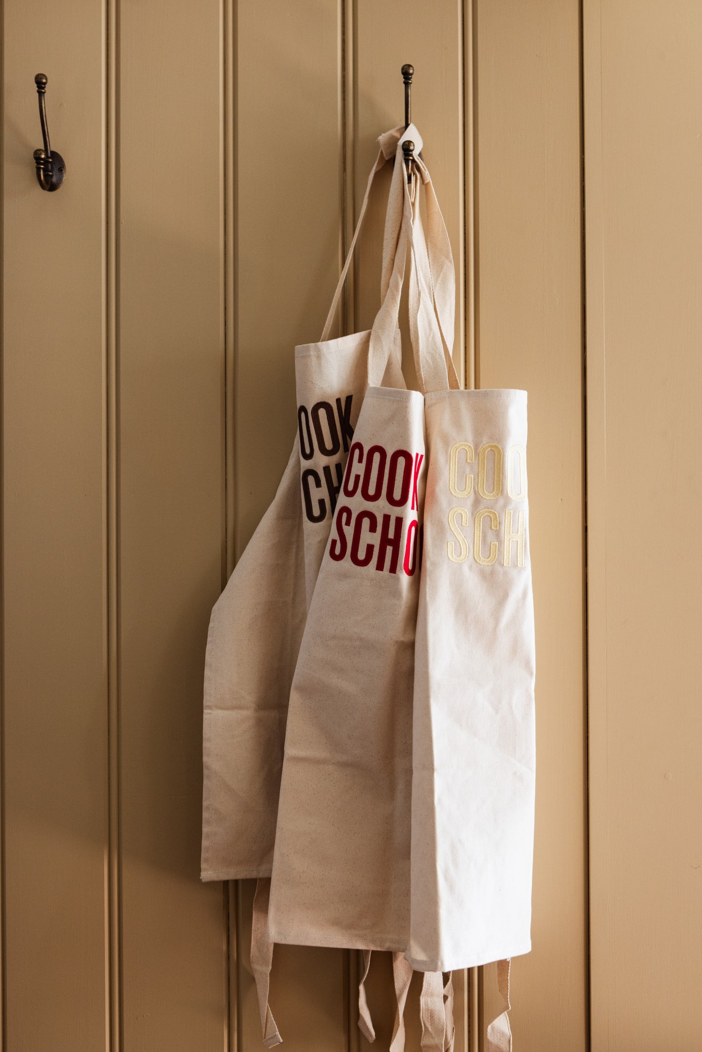Embroidered Cook School Apron
