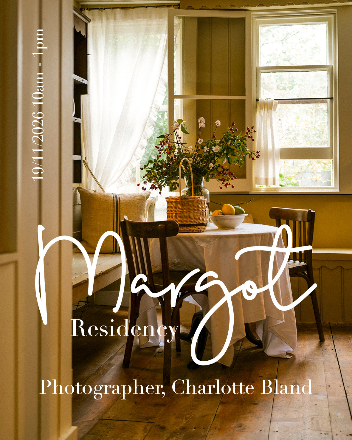 Margot Residency with Charlotte Bland - Winter 2026