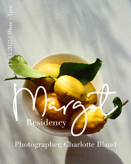 The Margot Residency with photographer Charlotte Bland - Winter 2025