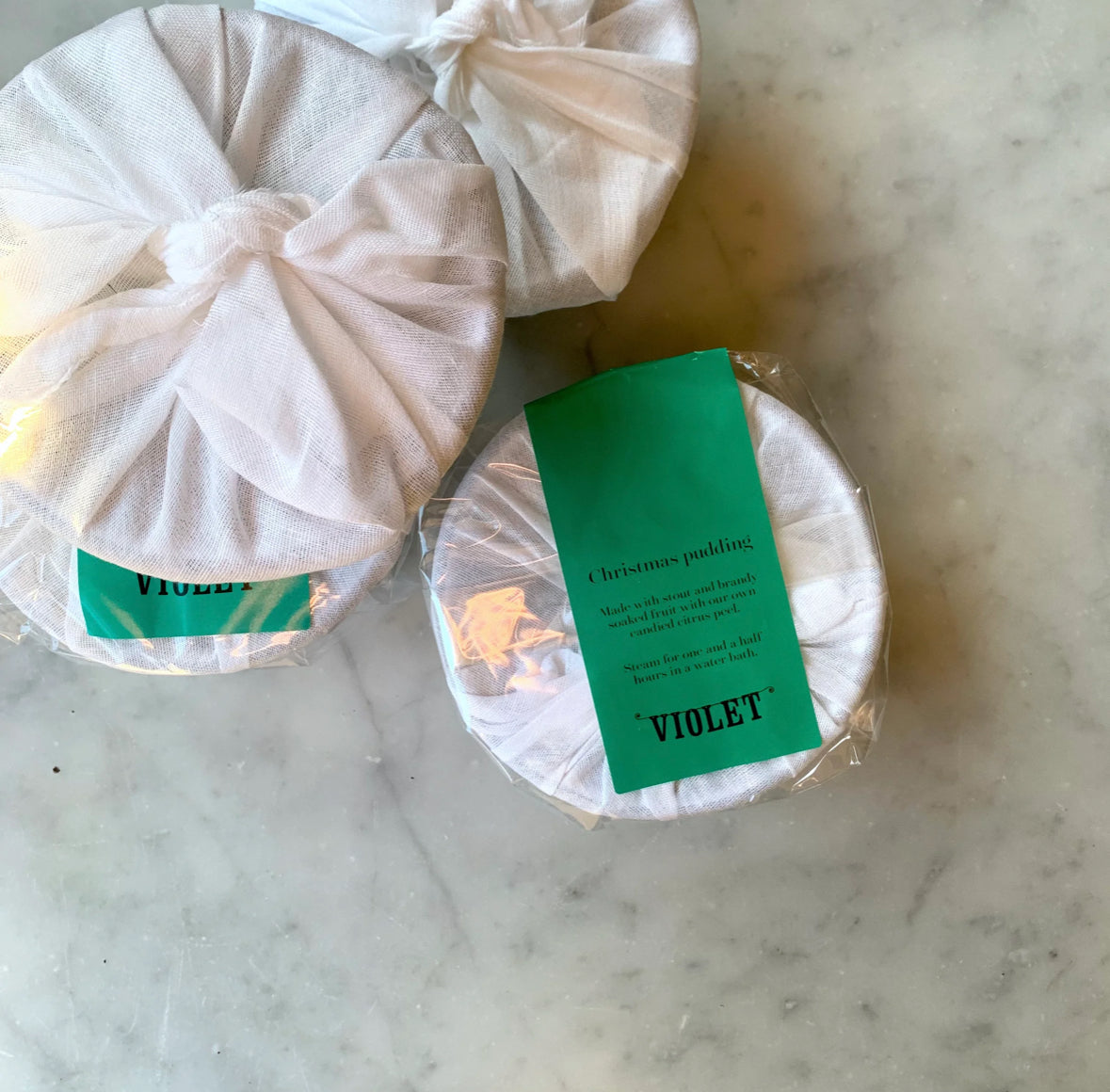 Violet Cakes Christmas Pudding & Mini Christmas Cake