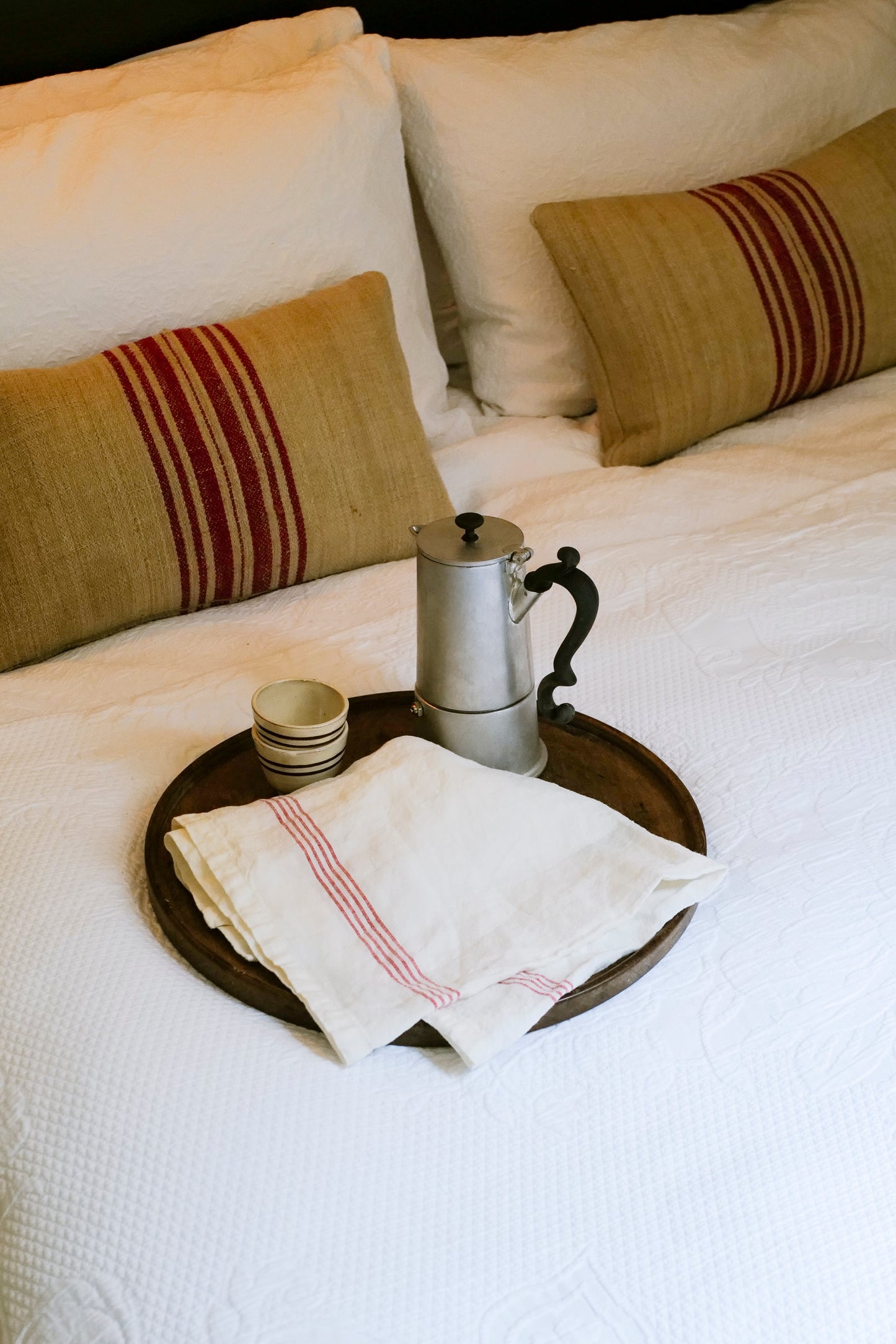 Margot Stripe Linen Tea Towel